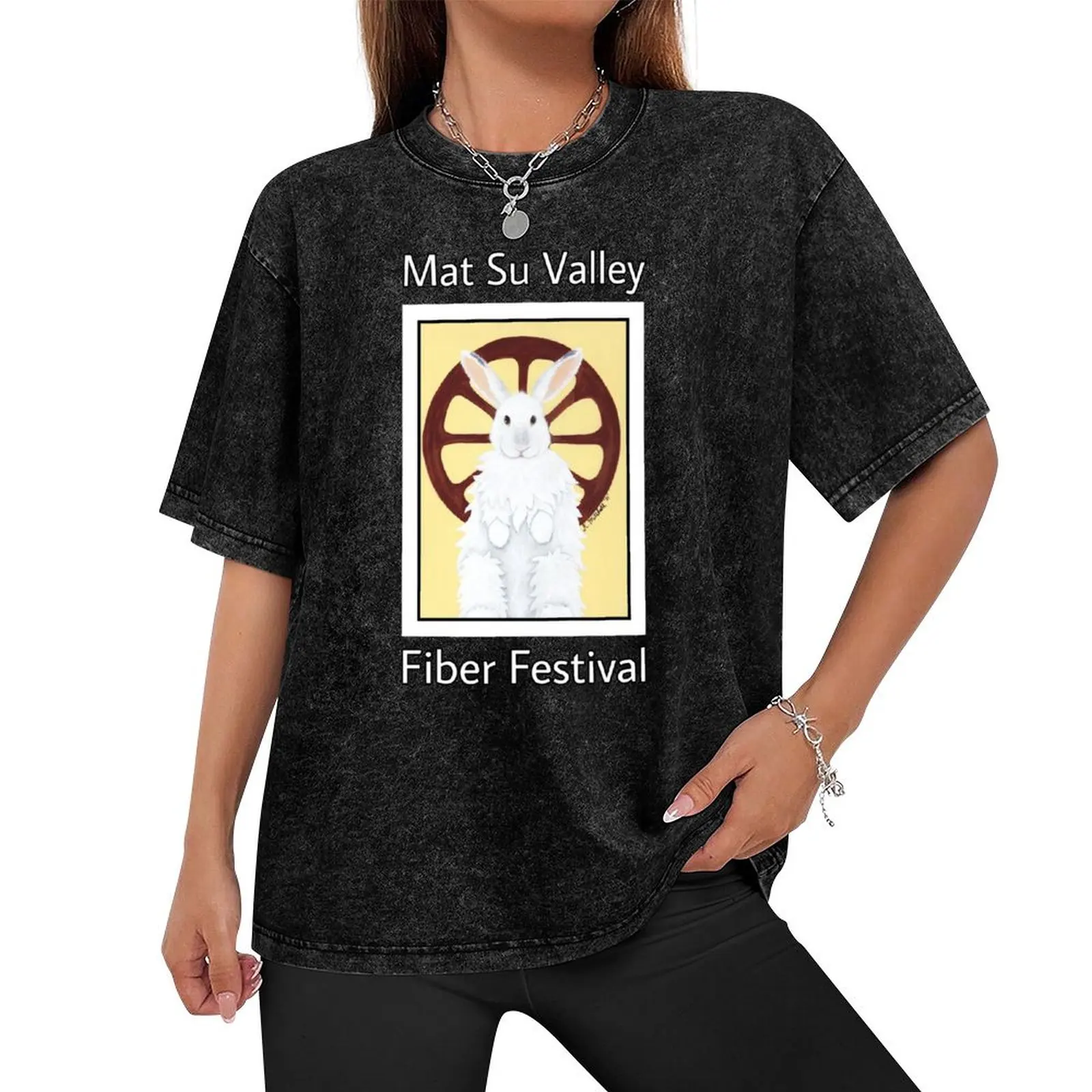 Mat Su Valley Fiber Festival 2021 T-Shirt shirts graphic blacks oversizeds affliction shirts t shirt men