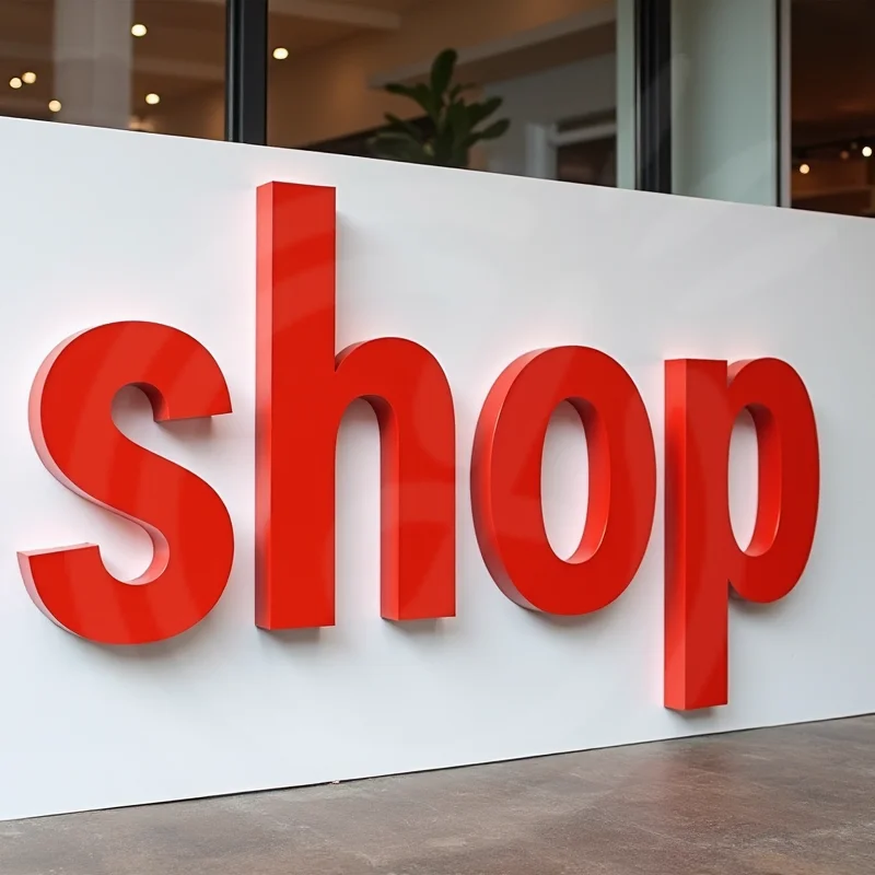 屋外ビジネス用カスタム3Dメタルウォールサイン、耐久性と耐候性に優れた看板、レストラン、ホテル、小売店の入り口に最適