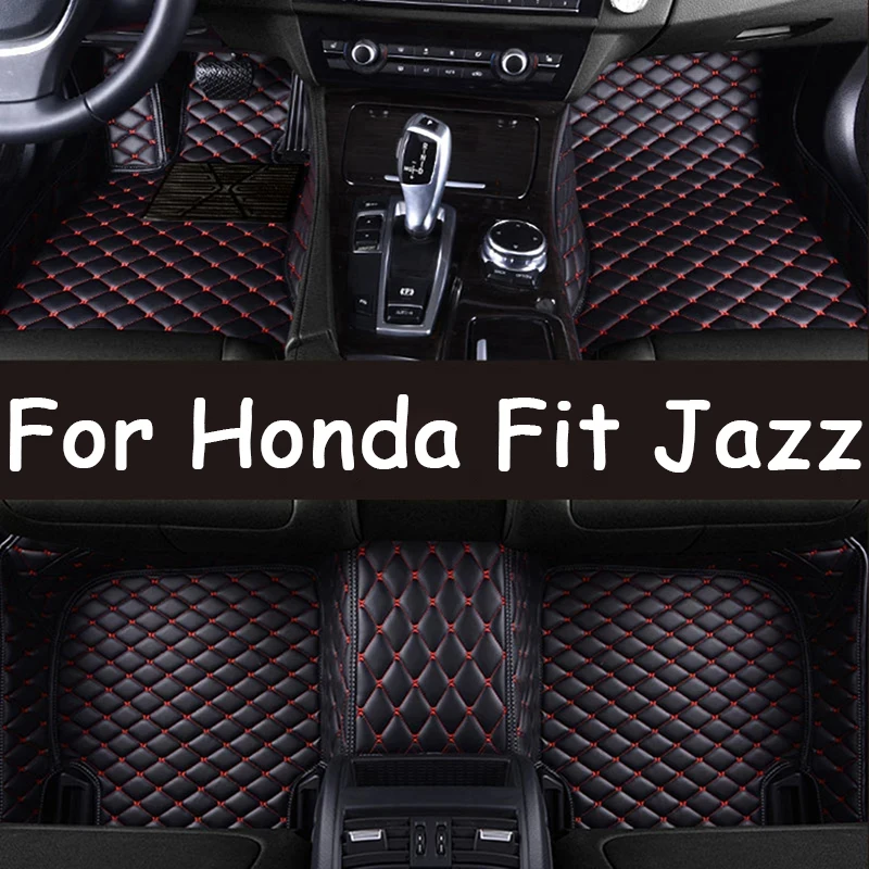 Samochodowe dywaniki podłogowe do Hondy Fit Jazz GE 6 7 8 9 2011 2009~2013 Fit EV Sport Panel Footpads Carpet Cover Pad Foot Pads Akcesoria