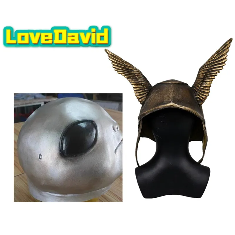 Máscara de Cosplay Malenia Latenna, Máscara de Diosa de Látex, Disfraz, Casco Albinauric, Accesorios de Disfraz para Halloween