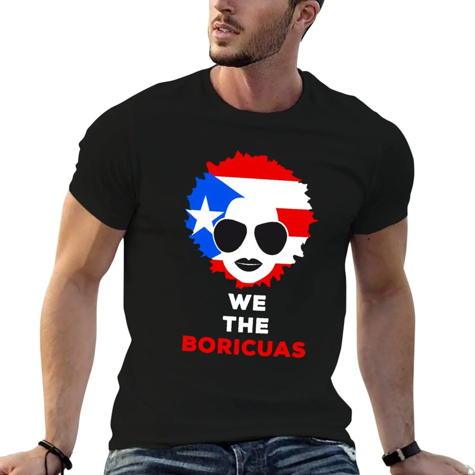 

Puerto Rico Baseball Afro Woman Puerto Rican Boricua Pride Gift Idea T-Shirt t shirt for man T-Shirt