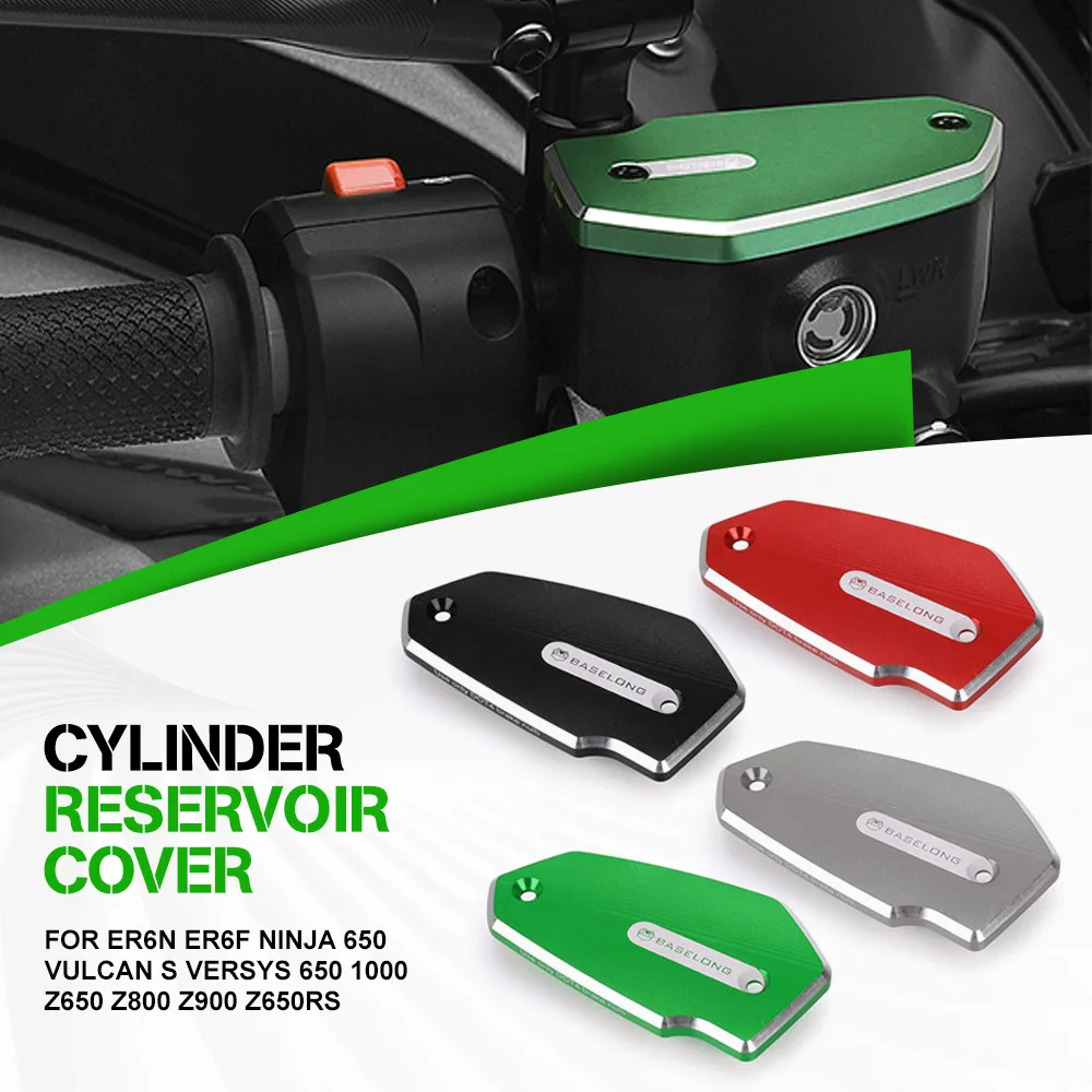 

Front Brake Fluid Reservoir Cap Decorative Cover For Kawasaki ER6N ER6F NINJA 650 VULCAN S VERSYS 650 1000 Z650 Z800 Z900 Z650RS