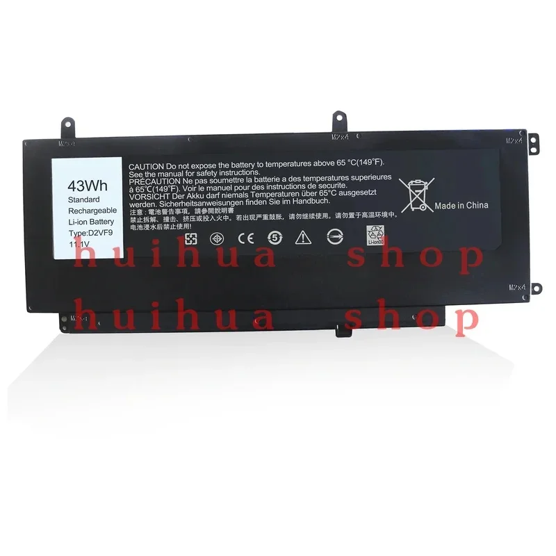 Li-ion Battery Laptop Battery D2VF9 11.4V 3200mAh for D-ELL laptop zm
