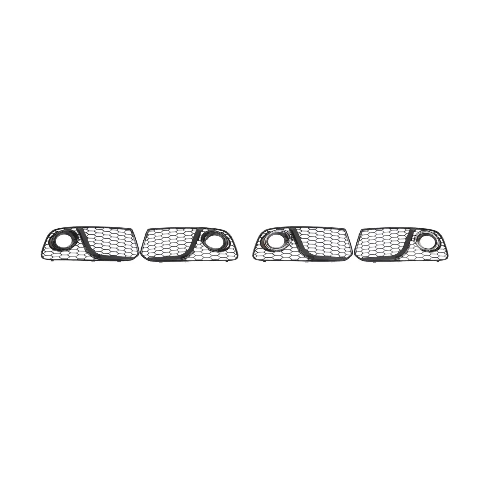 

Front Fog Light Grill Grille Honeycomb Directly Replace Stylish Parts Easy Installation Assembly Auto Accessories for Q5