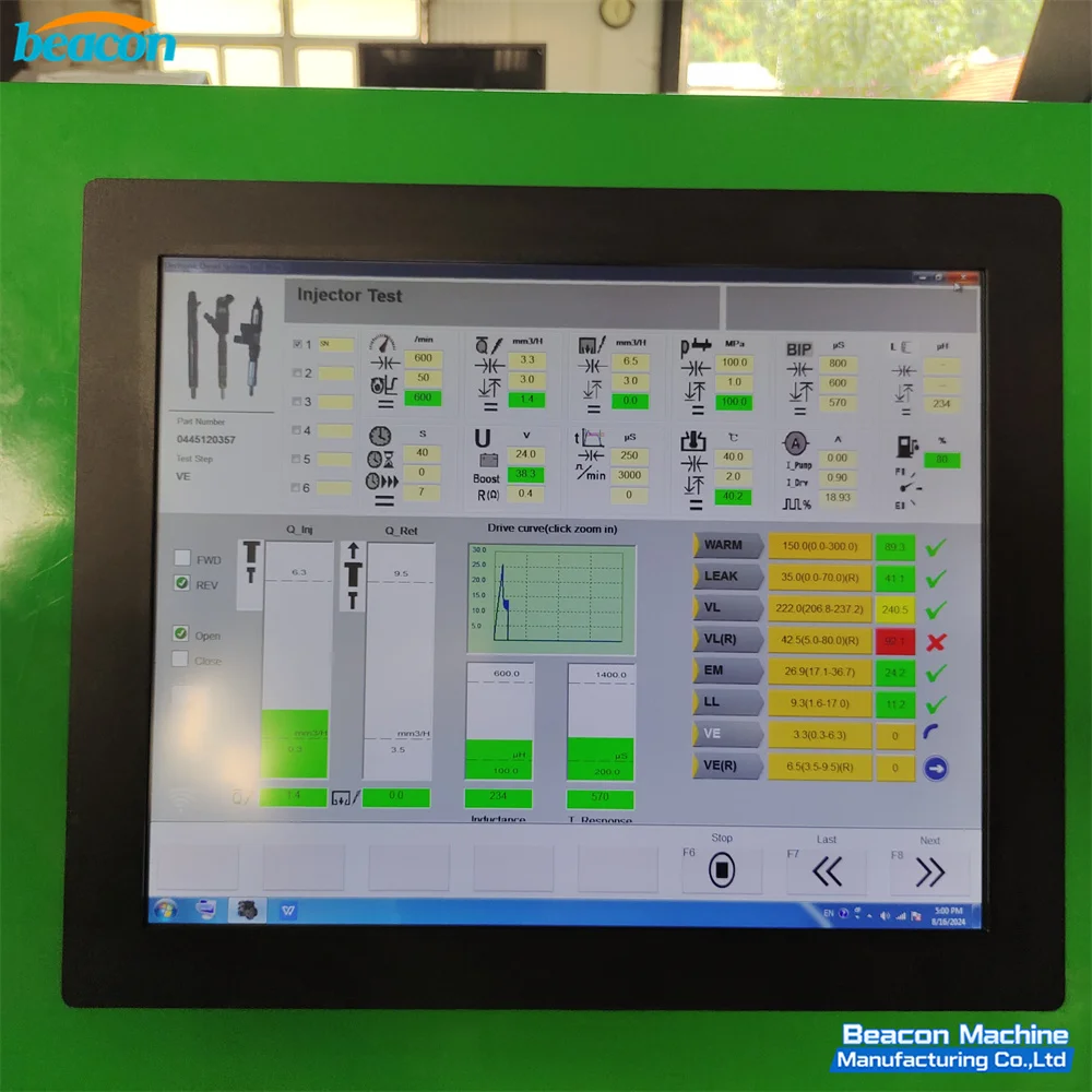 Test Bench For Common Rail Injector And Pump, With Optional EUI EUP HEUI Testing Function