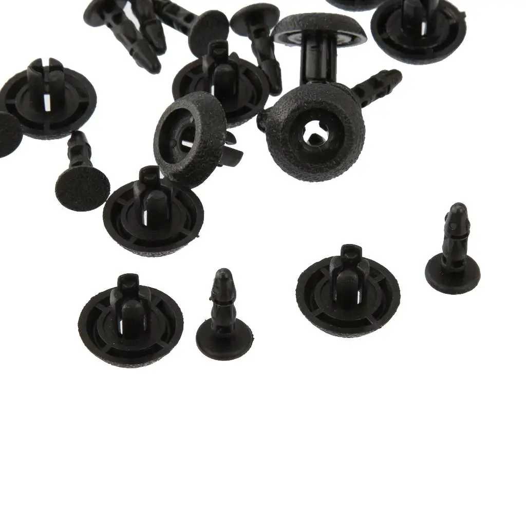 Fender Trim Clip Seal Mounting Panel Retainer Black Nylon Fasteners for Lexus IS LS 90467-07211