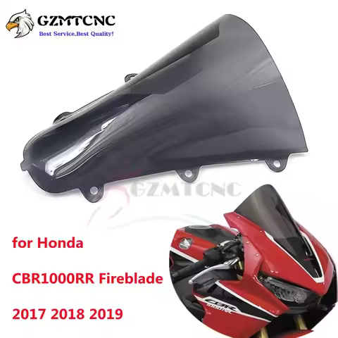 CBR1000RR Racing Windshield Windscreen Front Glass Visor Viser Meter Cover Wind Shield for Honda CBR 1000 RR Fireblade 2017-2019