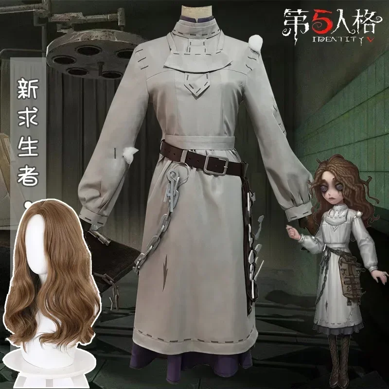 Costumes de Cosplay d'identité de jeu V, Costume de psychologue de survivant dr Ada Mesmer, uniformes originaux, vêtements, Costume Cos