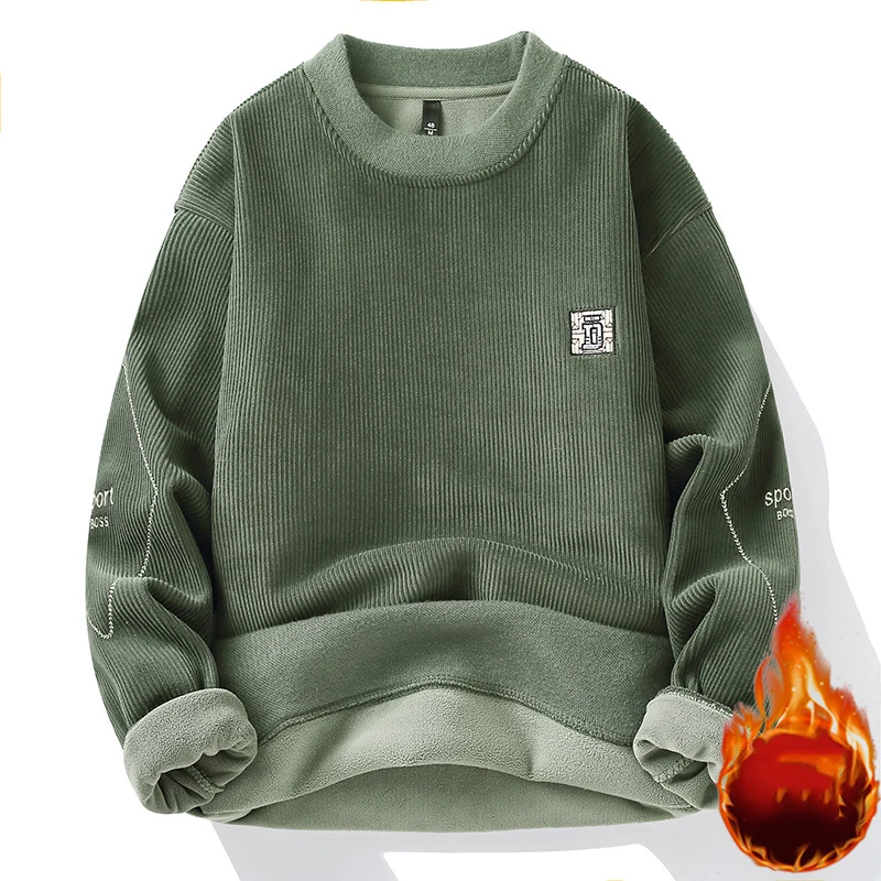 Men's Streetwear Casual Knit Sweater Pullover Spring Autumn Fashion Male Men's Jumpers Sweat-shirt Men Clothing Solid Color