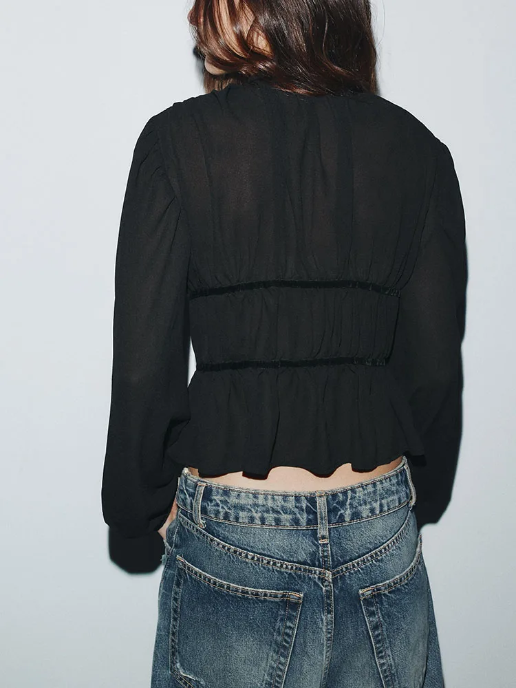 وصل حديثًا لشتاء 2025 أزياء نسائية مثيرة بعقدة مخملية مزينة بأناقة irt أزياء تقليدية صينية عصرية #3