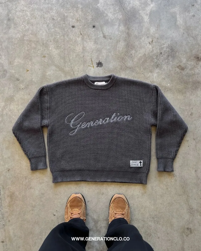 

Y2K retro Gothic High Street English fun pattern men pullover European American punk fashion rock hip-hop sweater