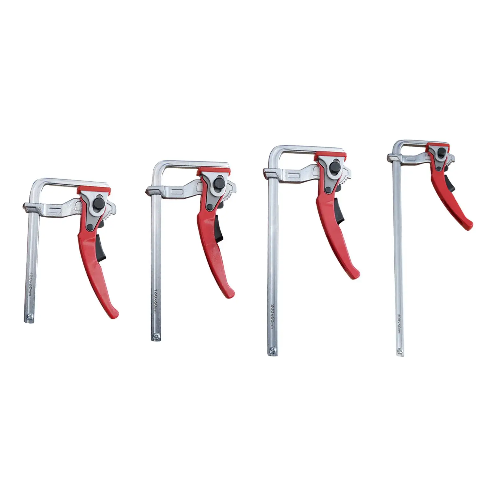 Зажим гусеничной пилы с быстроразъемным механизмом для стола и направляющей рельса для резки