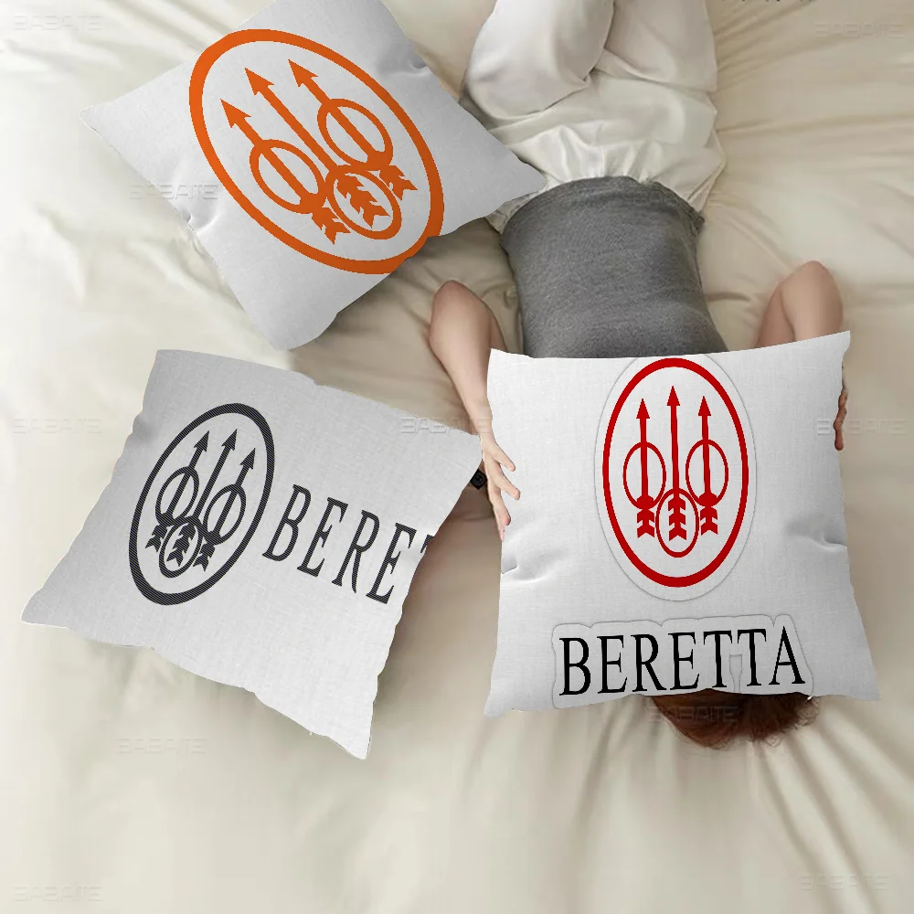 Gun B-Beretta Pillowcase Toon Gift Cushion Cover Bedroom Home Sofa Chair Seat Decor Pillow Case