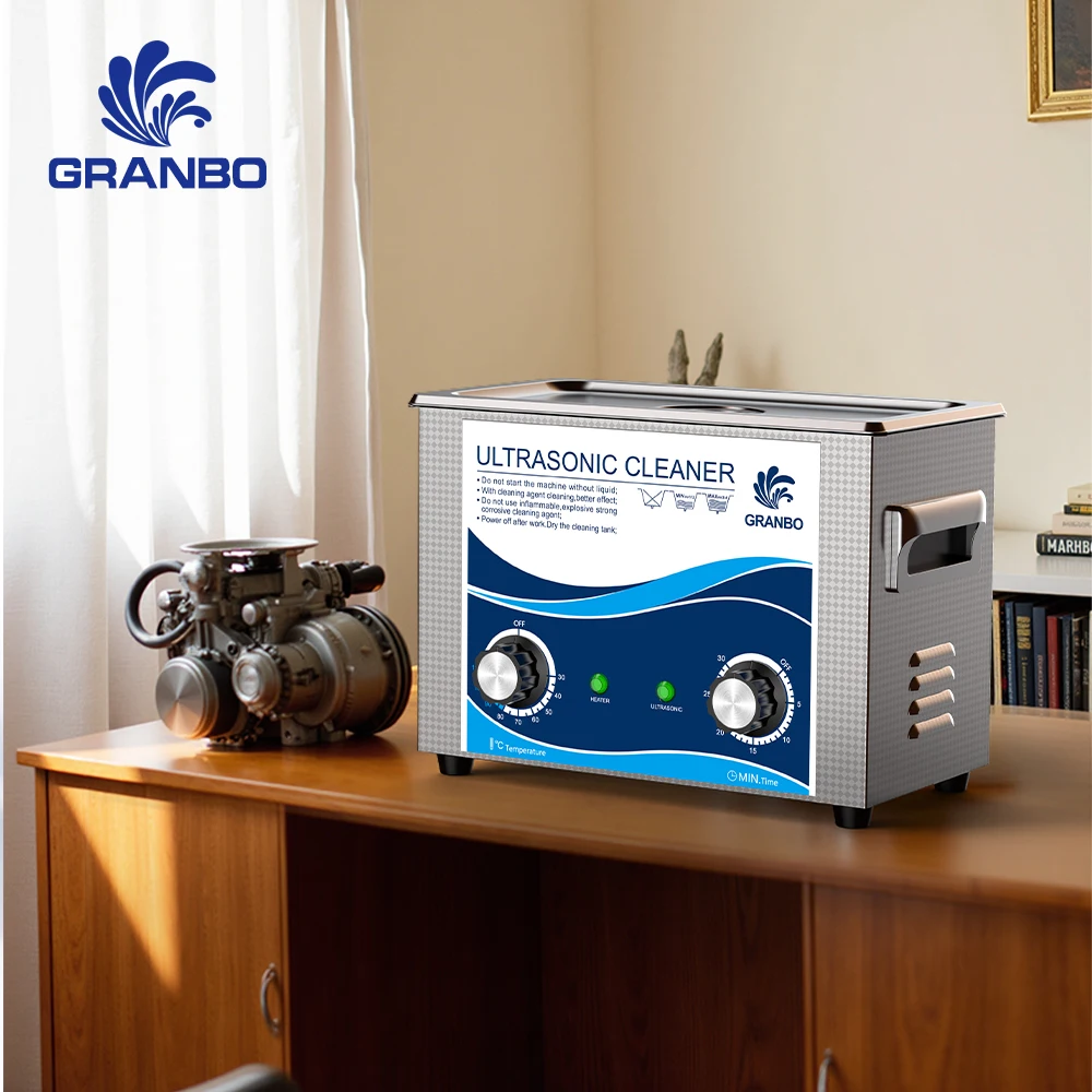 

Ultrasonic Cleaner 4.5L 180W Heater Timer Knob Control 40KHz Ultrasonic Cleaning Machine for Dental Tools 3D Models Auto Parts