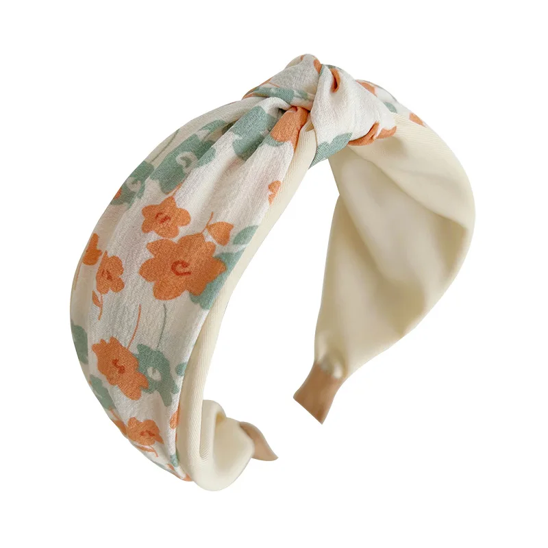 

Thick Knot Headband For Women Fashion Hair Accessory Cross Knot Headwrap Hairbands Party Wedding Travel Outfit Match