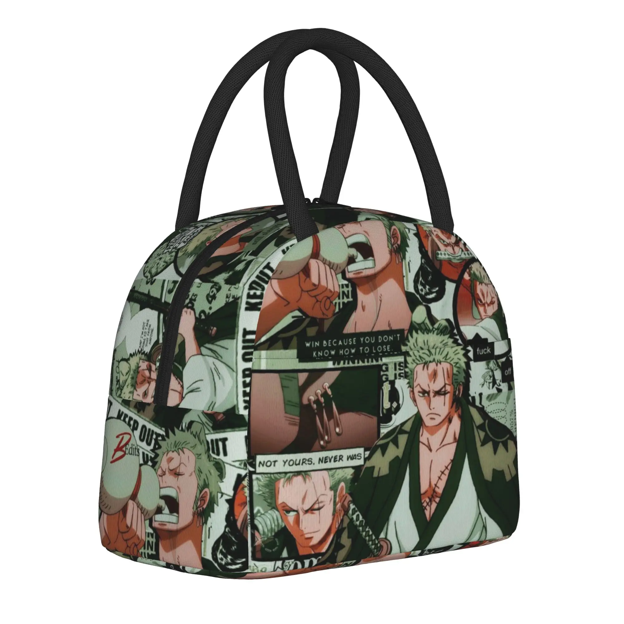 

LUFFYS o-one-piece-e Accessories Insulated Lunch Bag For School Food Container Portable Cooler Thermal Lunch Box