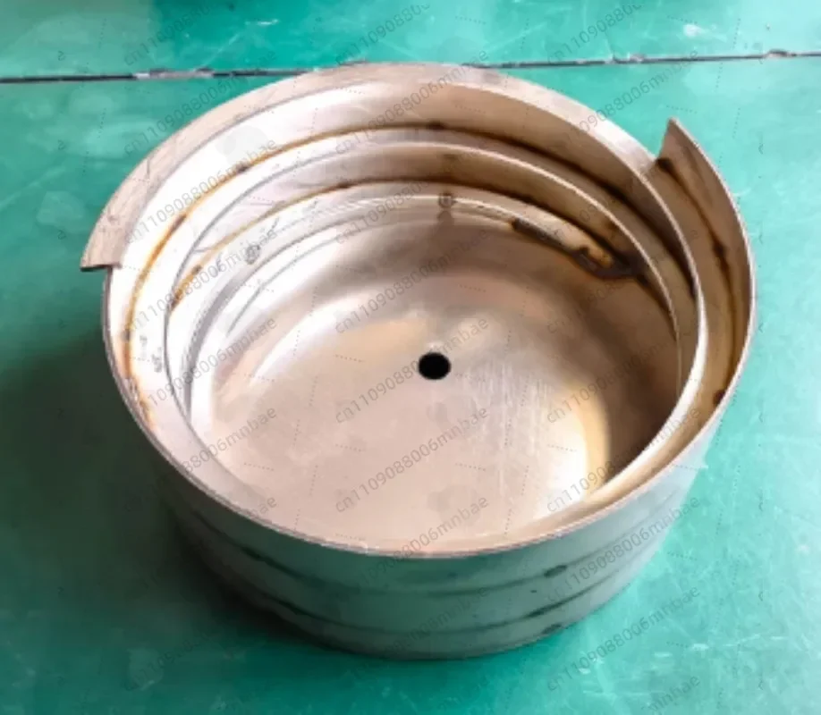 Barrel shaped vibrating di-sc, t-op plate, r-aw material hopper 201 body, 304 processing, customized stainless steel di-sc body