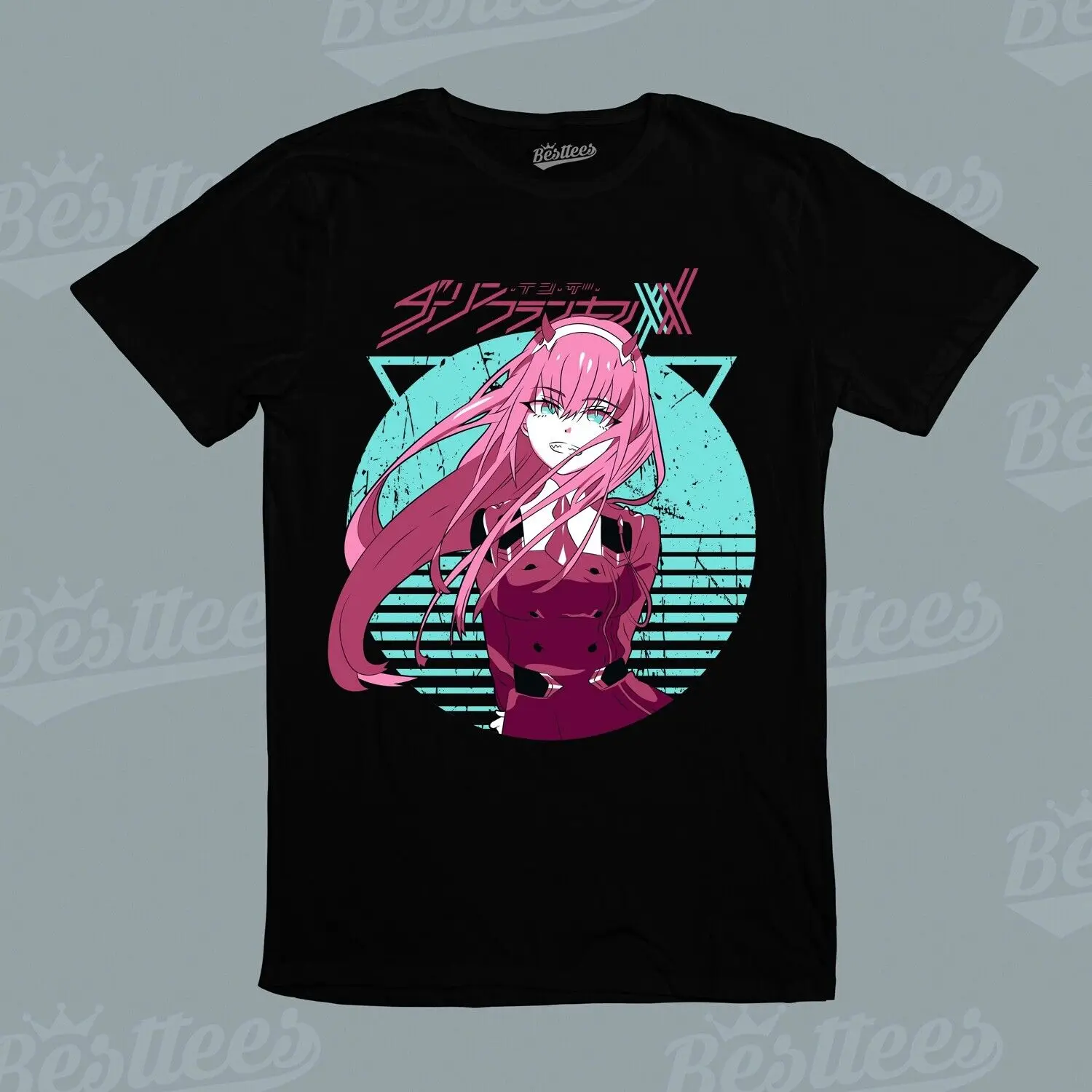 Kids/Men/Women Japanese Anime Darling in the Franxx Zero Two neon T-Shirt