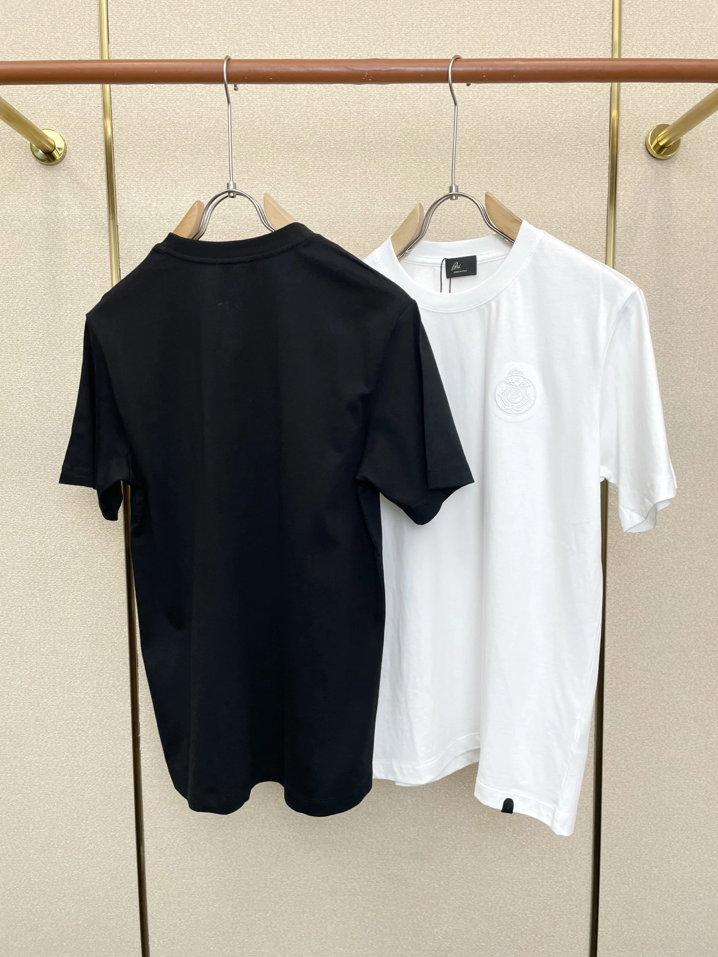 BLLIYOSS T-Shirt men Ice Silk Cotton 2026 SS New ventilate Casual  half  Sleeve Printing Decoration Old Money Essential M-3XL