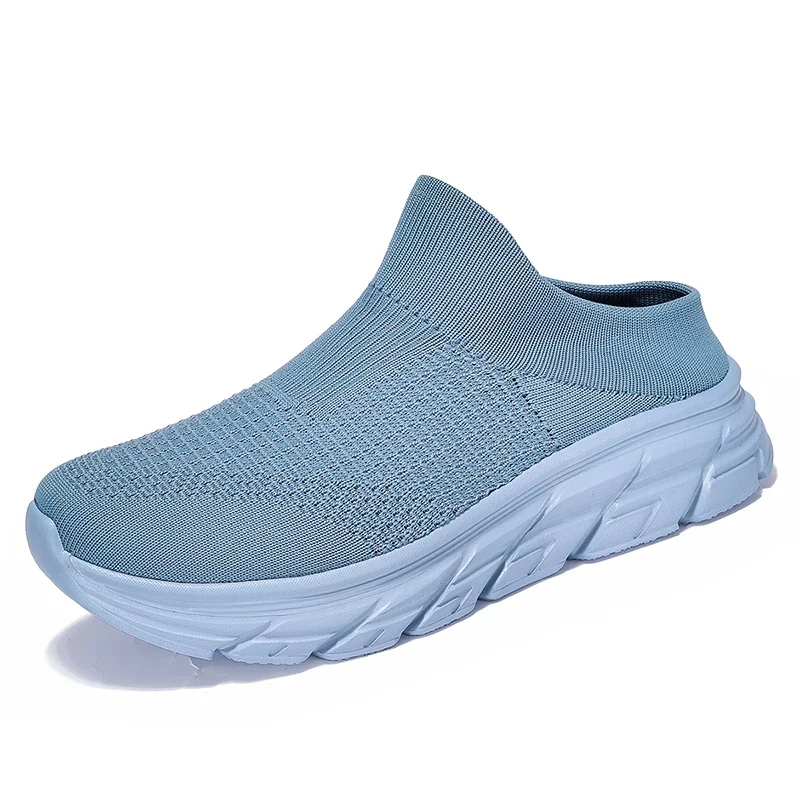 

Spring and summer plus-size men's and women's casual sports shoes, half slippers, breathable flat shoes, running men's shoes