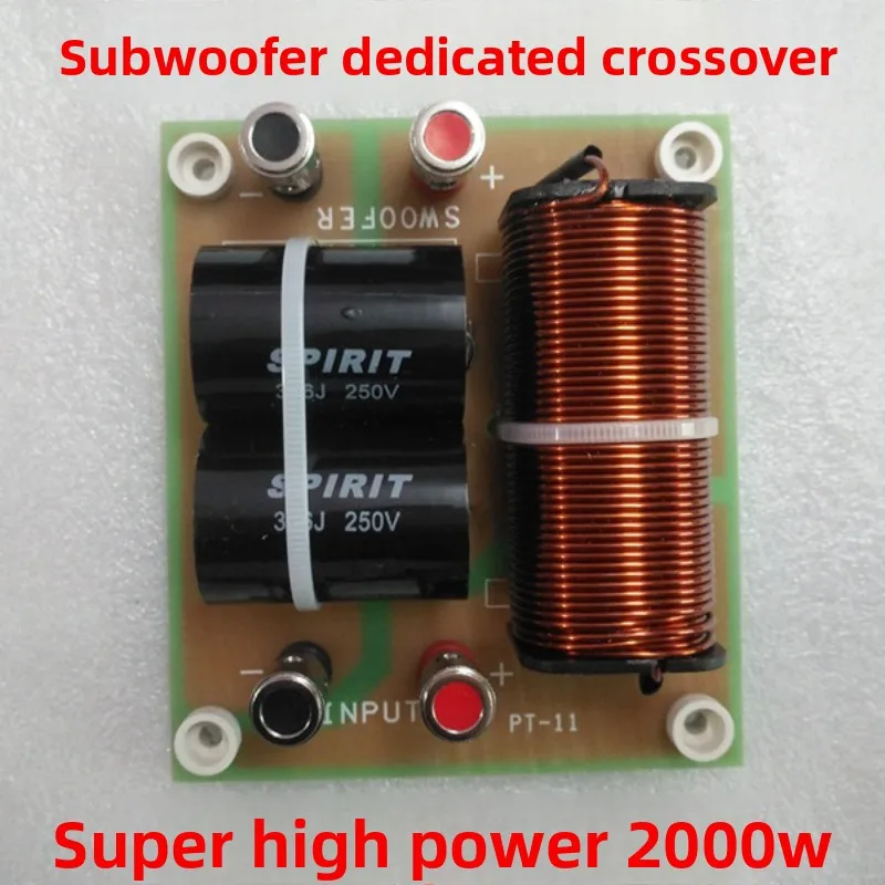 2000W Ultra High Power Audio Crossover, Bass Frequency Divider Subwoofer Filter for DIY Speaker Audio System