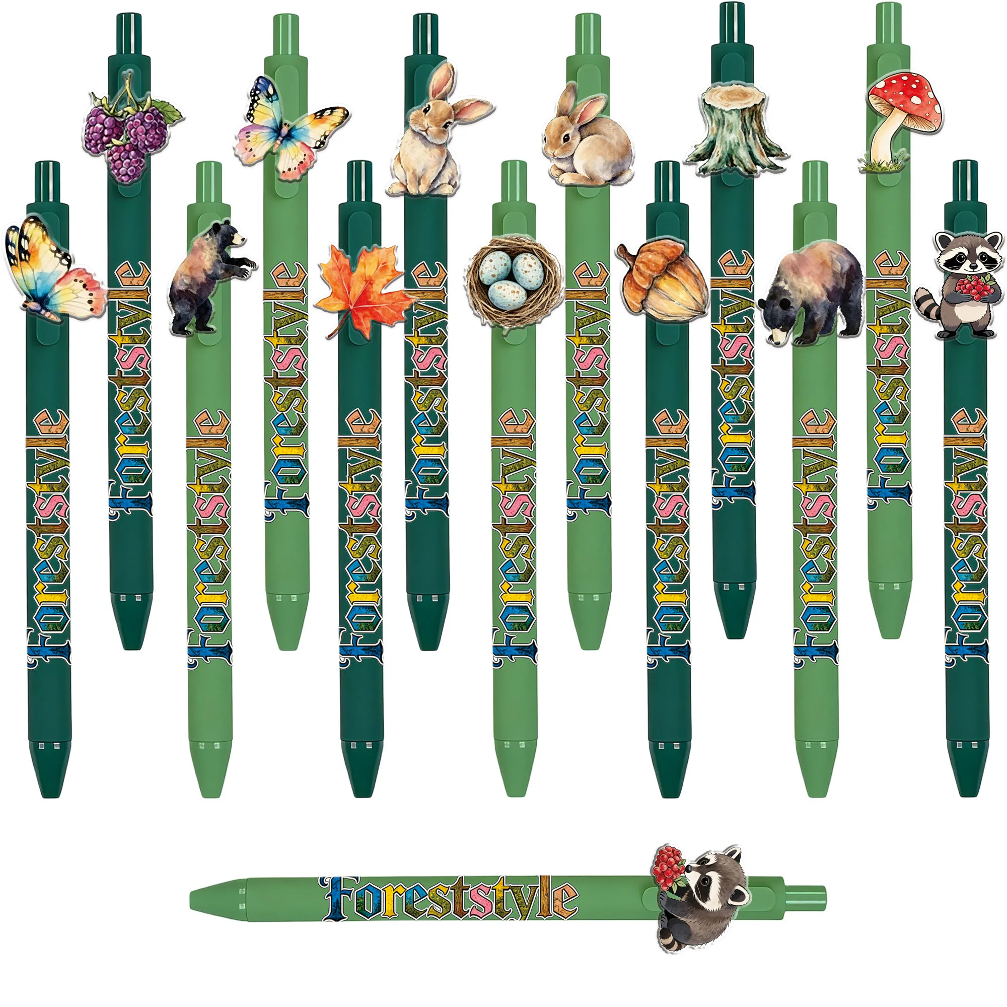 

\14pcs Conservation of Wildlife Theme Ballpoint Pen is the first choice for students to write and give gifts