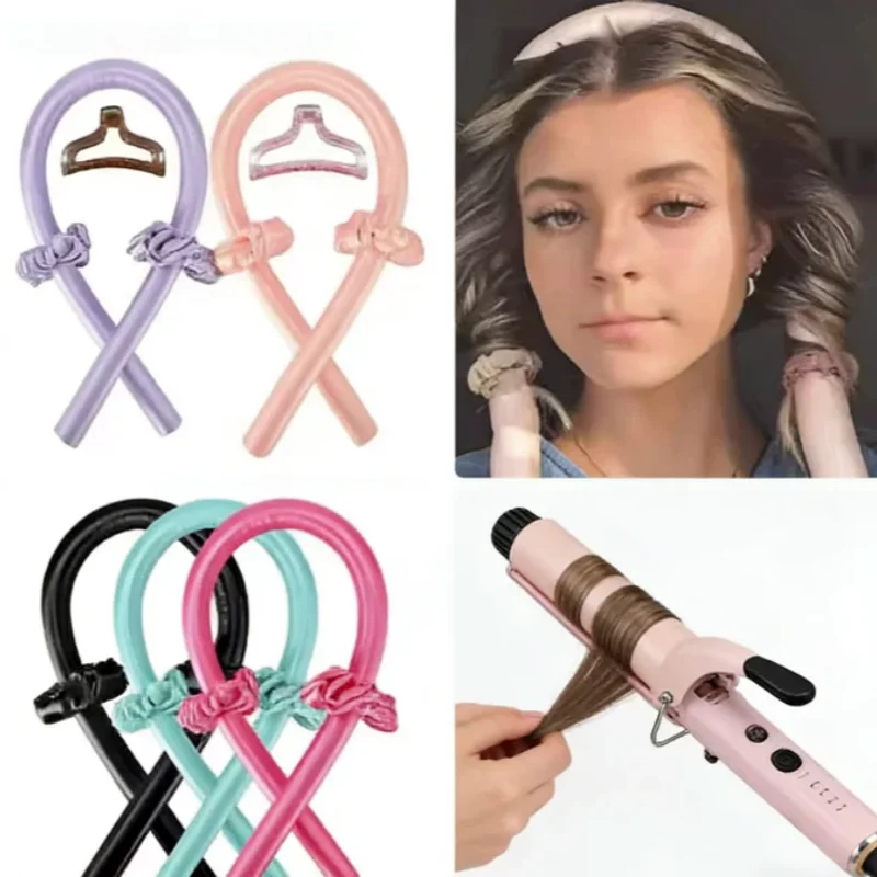 

1/3/5pcs mix Woman Foam Heatless Curling Rod Headband Make Hair Soft Shiny Hair Curler Iron Hairdressing Big Wave Curling