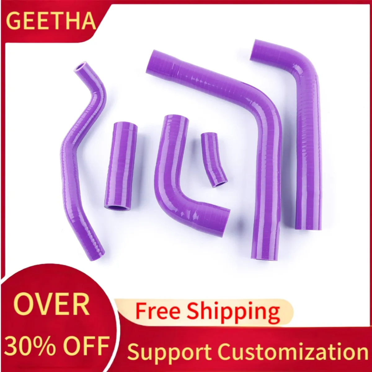 For Yamaha YZF R6 R6N YZFR6 Silicone Radiator Hose Kit 1999 2000 2001 2002