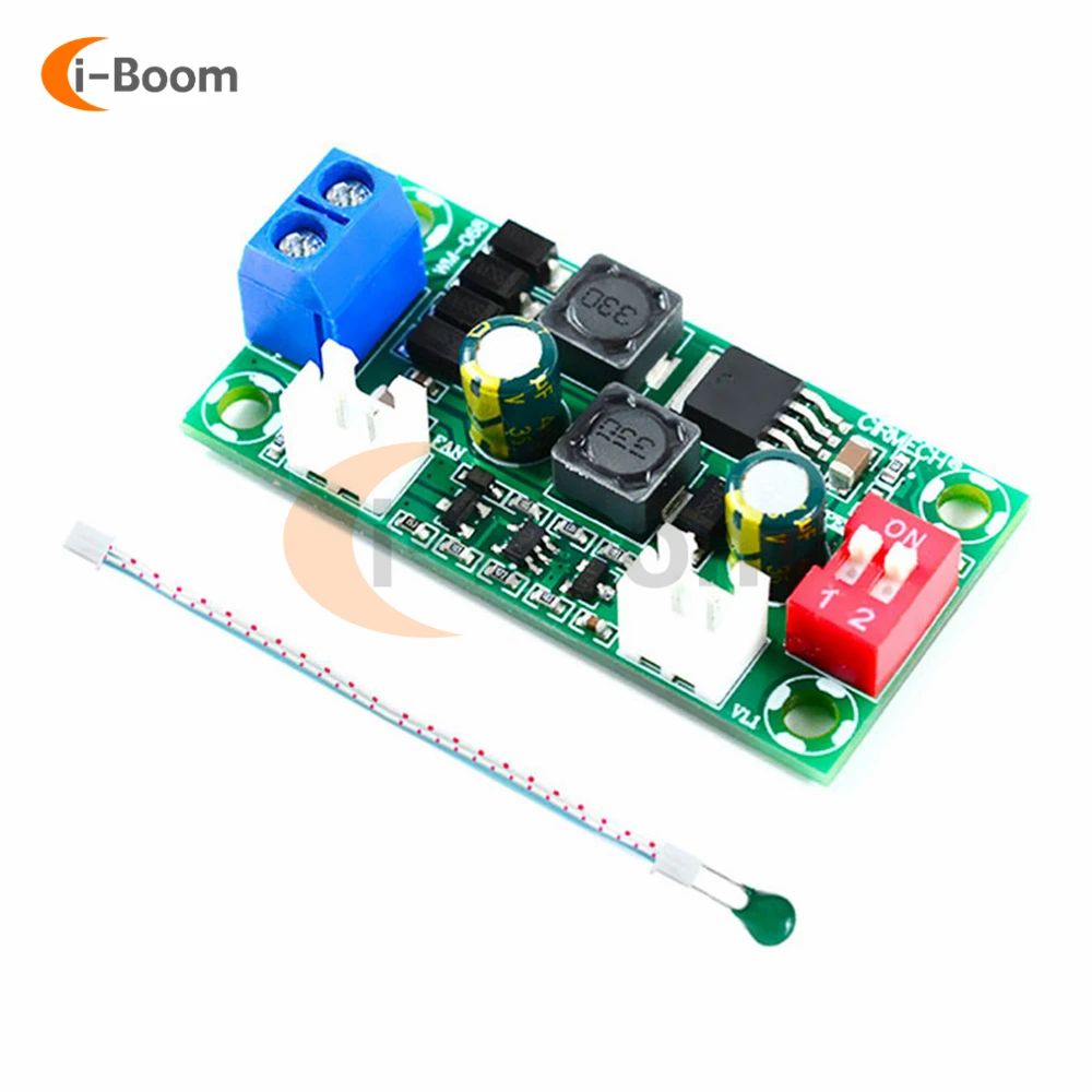 DC 12V 24V regolatore di temperatura regolatore di velocità della ventola modulo di controllo della velocità del motore schede di controllo della