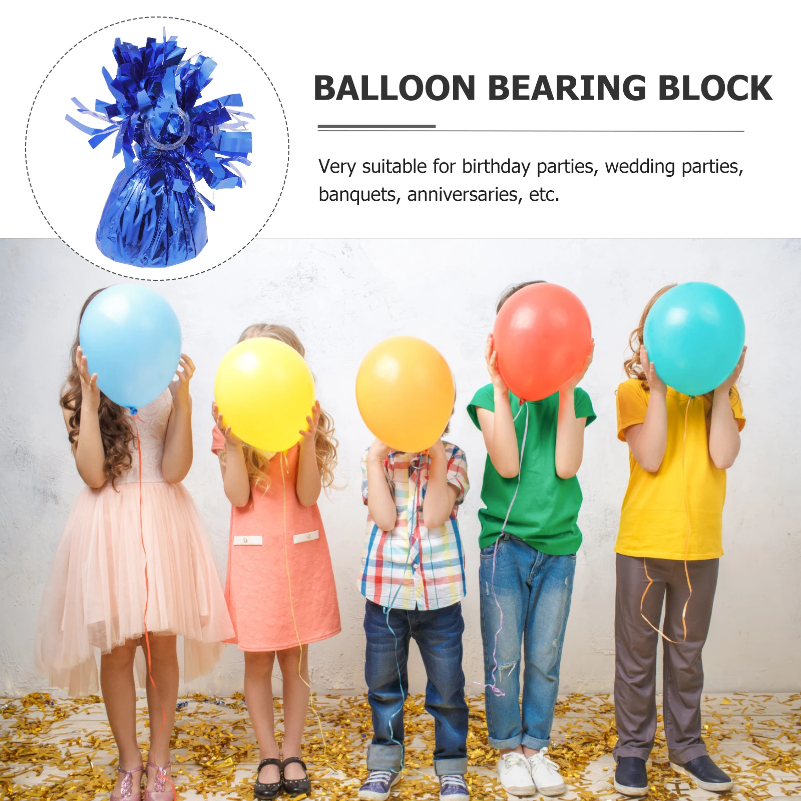 

12 Pcs Balloon Weight Block Weights Helium Anchors Blocks Balloons Air Accessory Party