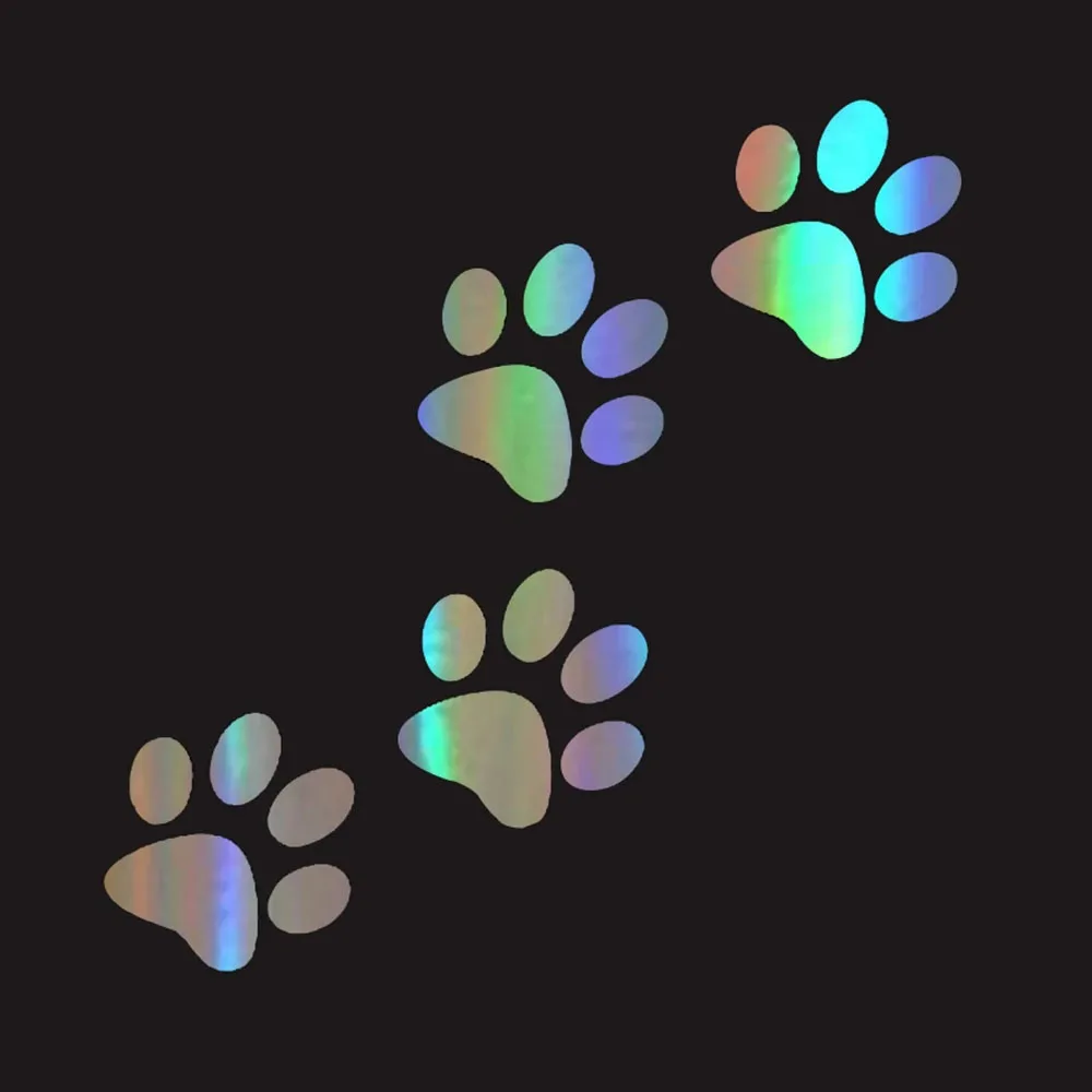 

Custom Funny Dog Paw Car Sticker Vinyl Decal Cute Animal Footprint Decoration for Motorcycle Auto
