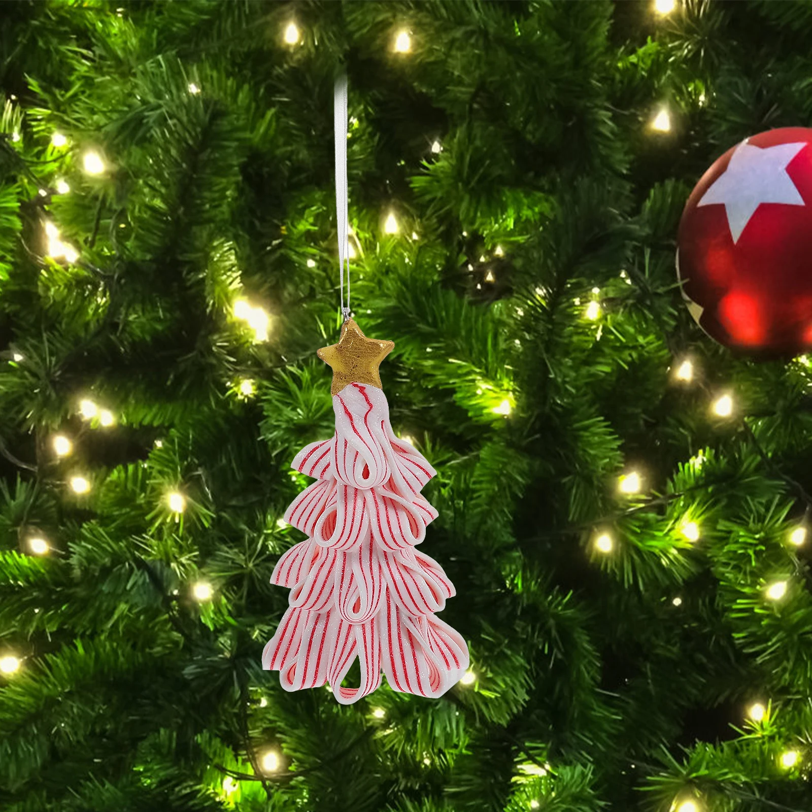 

Christmas Tree Decoration Ornaments Clay Pendant Filling Centerpiece Hanging Decorations