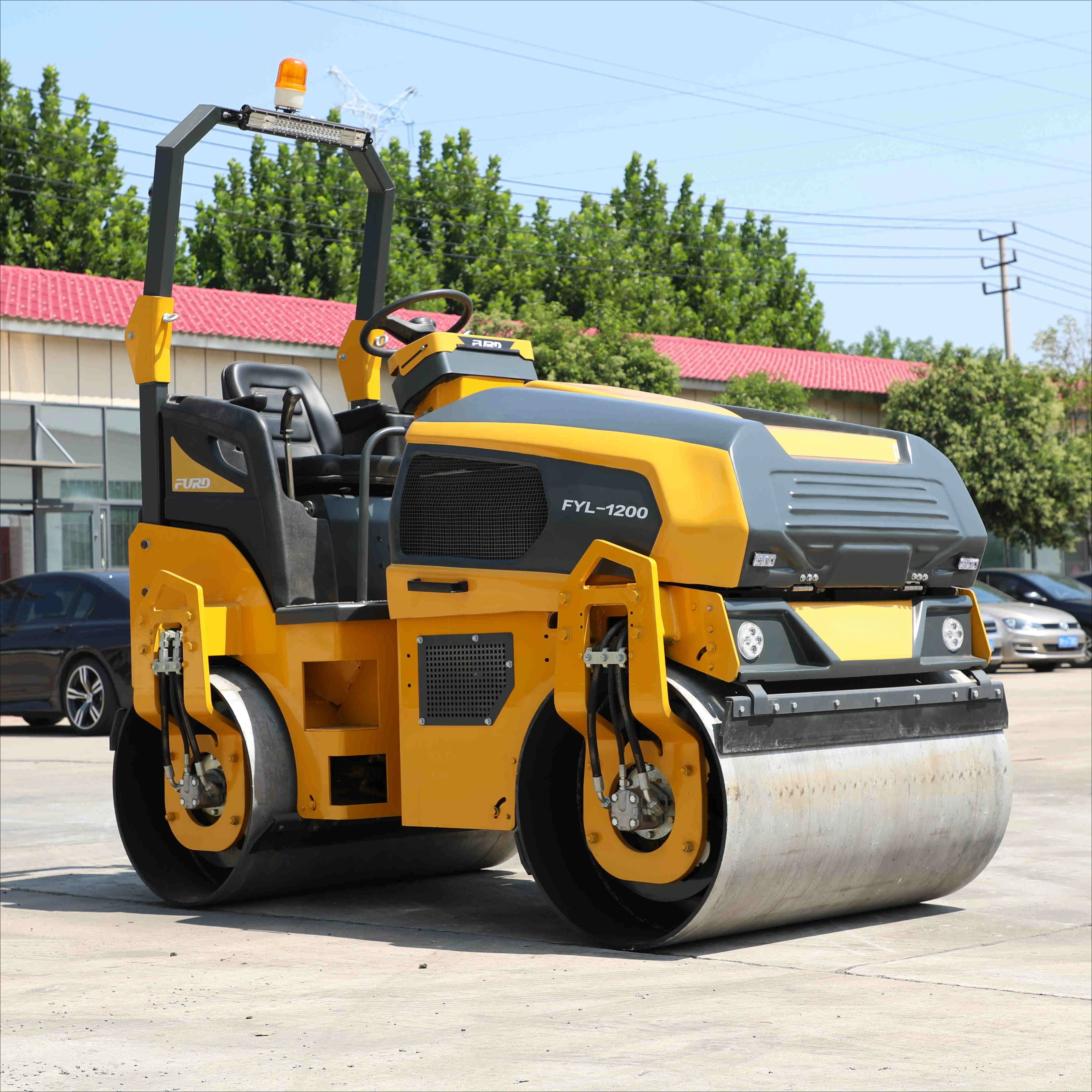

2026 New Euro 5 EPA Single/double Drum Vibrating Compactor Road Roller Asphalt Roller Road Construction Machinery