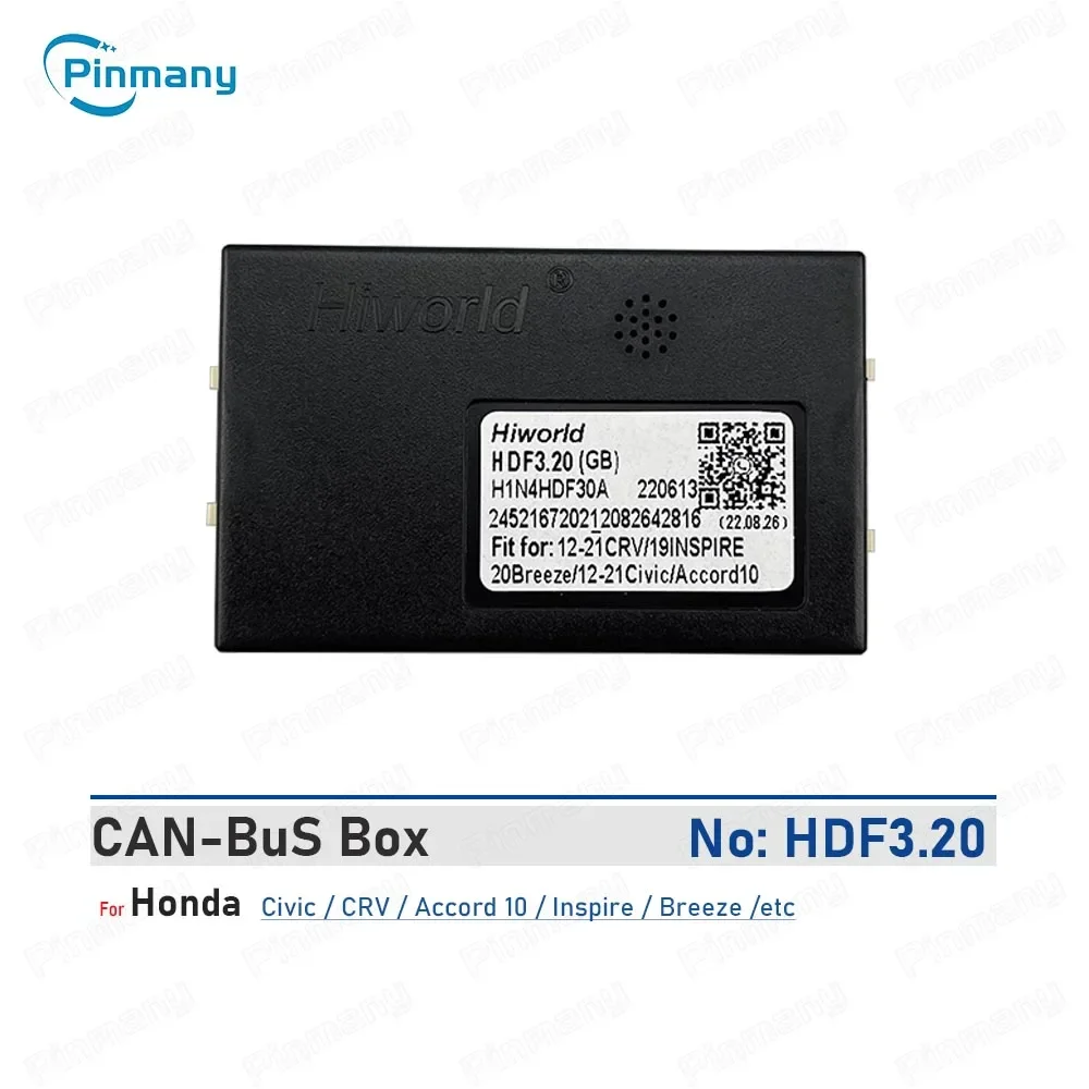 Auto Stereo Radio CAN Bus Decoder Android Head Unit CANBus Adapter Hiworld HDF3 for Honda Civic CRV Inspire Breeze Accord 10