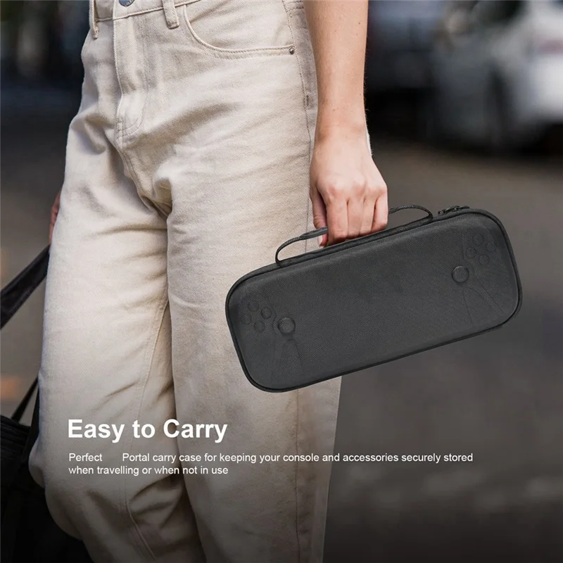 

T82C Hot Sale-EVA Shockproof Carrying Case For Playstation Portal Protective Handheld Console Handbag With Game Accessories Stor