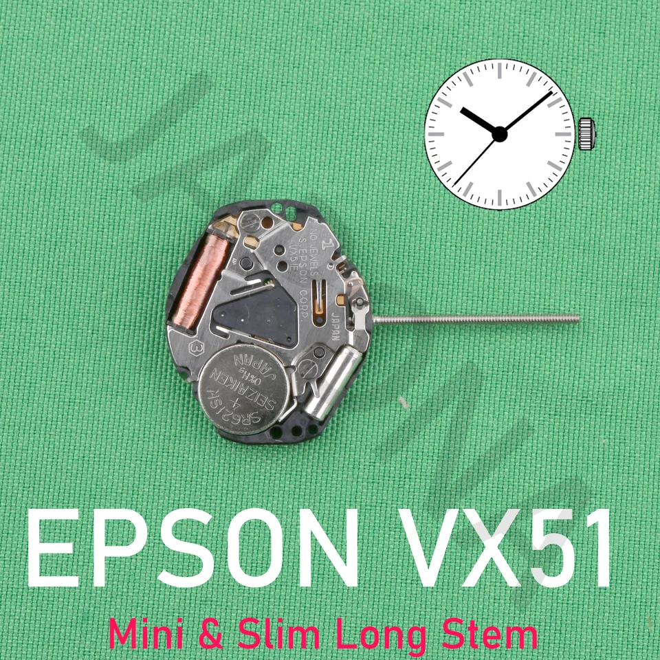 VX51 ムーブメント エプソン VX51E ムーブメント 日本ムーブメント