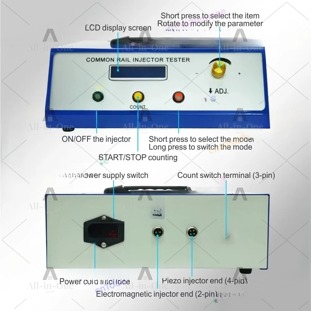 Common Rail Injector Tester Is Suitable for S60H/S80E Injector Tester Bench