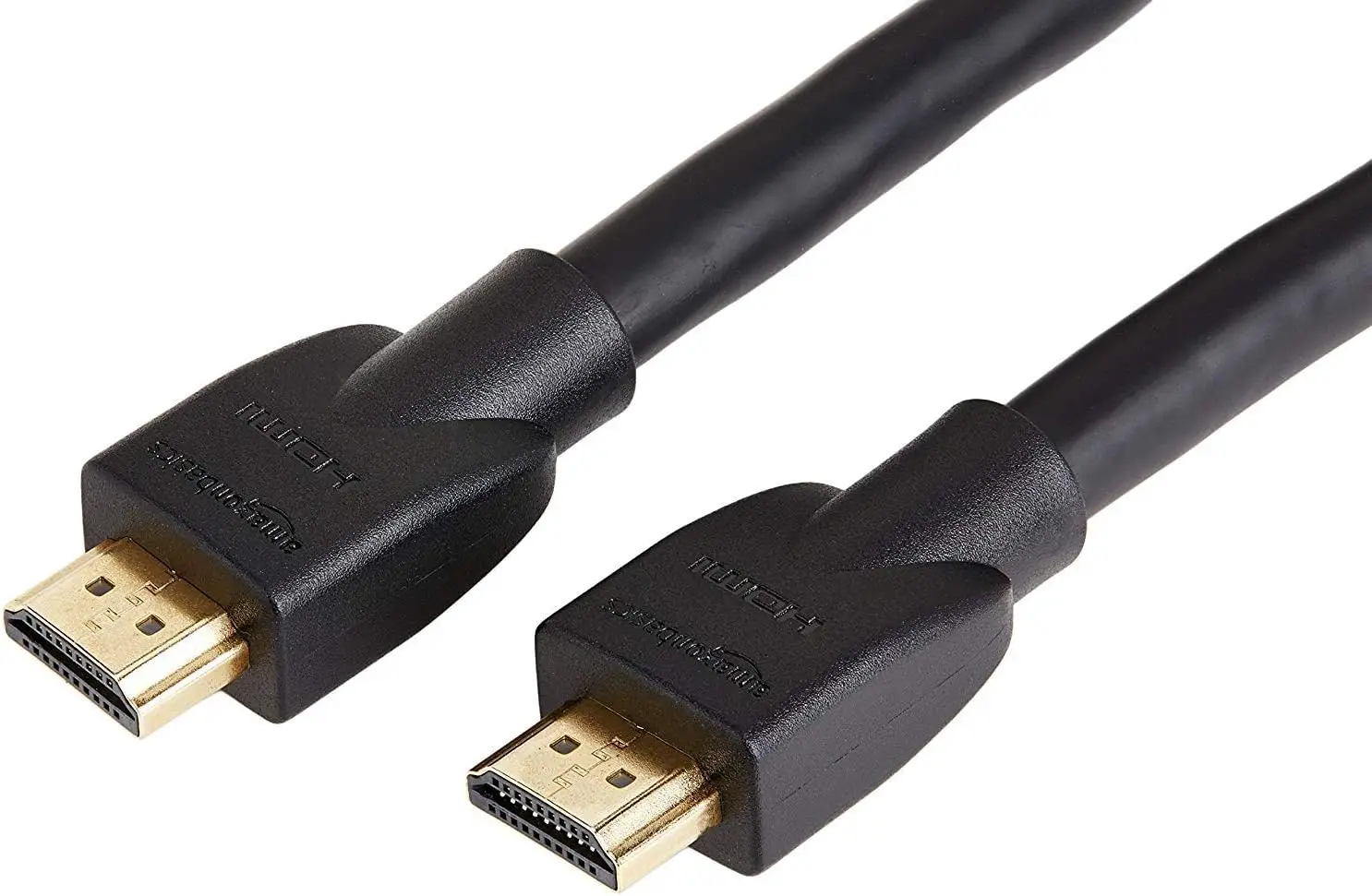 Basics High-Speed 4K Ultra HD HDMI 2.0 Cable/Cord, 25 feet, 1-Pack, Case of 12, 18 Gbps, 60 Hz, 2160p, 48 bit, Male-to-Male, Eth