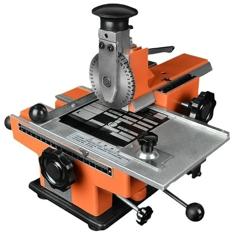 Marking machine, marking, lettering, semi-automatic stainless steel, aluminum plate, steel stamp, coding machine, high precision
