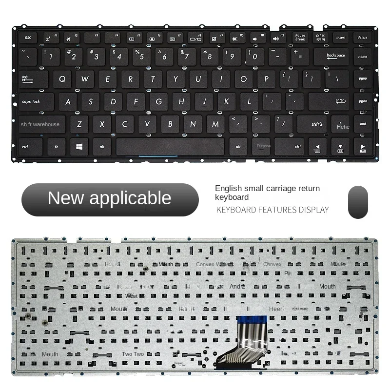 Replace application For ASUS K401L A401 K401 A401L K401LB MP-13K83US-9206 V405L Laptop keyboard