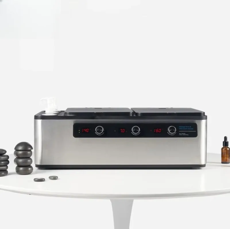 

Multifunctional massage stone, oil and cream heater, professional 2-in-1 beauty salon massage heater