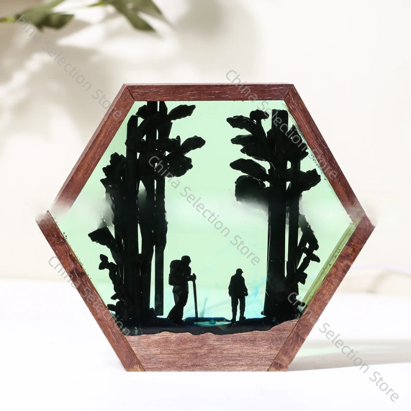 

Ремесленный орнамент из эпоксидной смолы, сделай сам, элитный подарочный орнамент с надписью