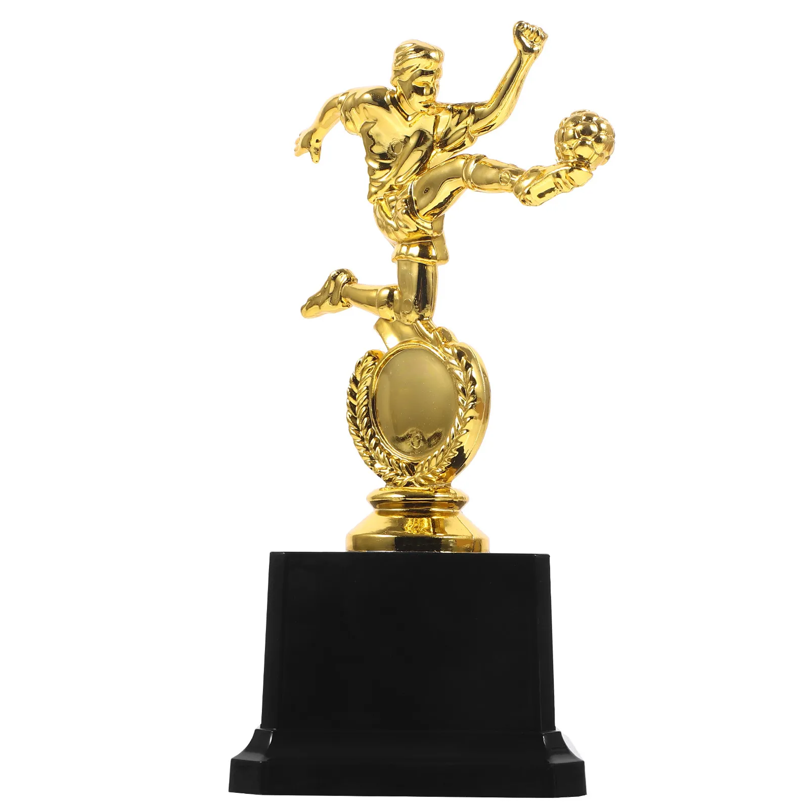 Fine Craft Plastic Football Trophy Cup Decorative Award Trophy for Athlete Gift Match Celebration Props Participation Prize