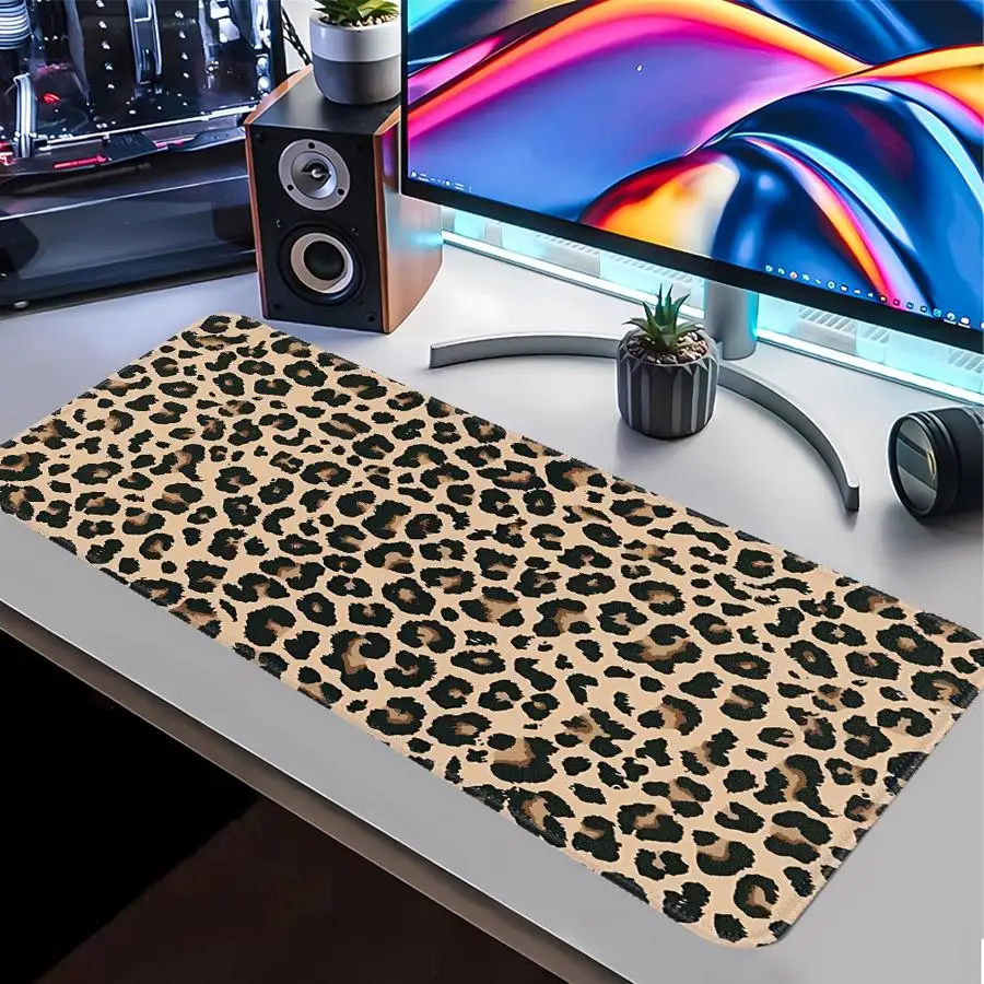 Fashion Leopard Print Waterproof Mouse Pad office Pad Computer Laptop Pad Game Console Pad Keyboard Mouse Pad Desk accessories