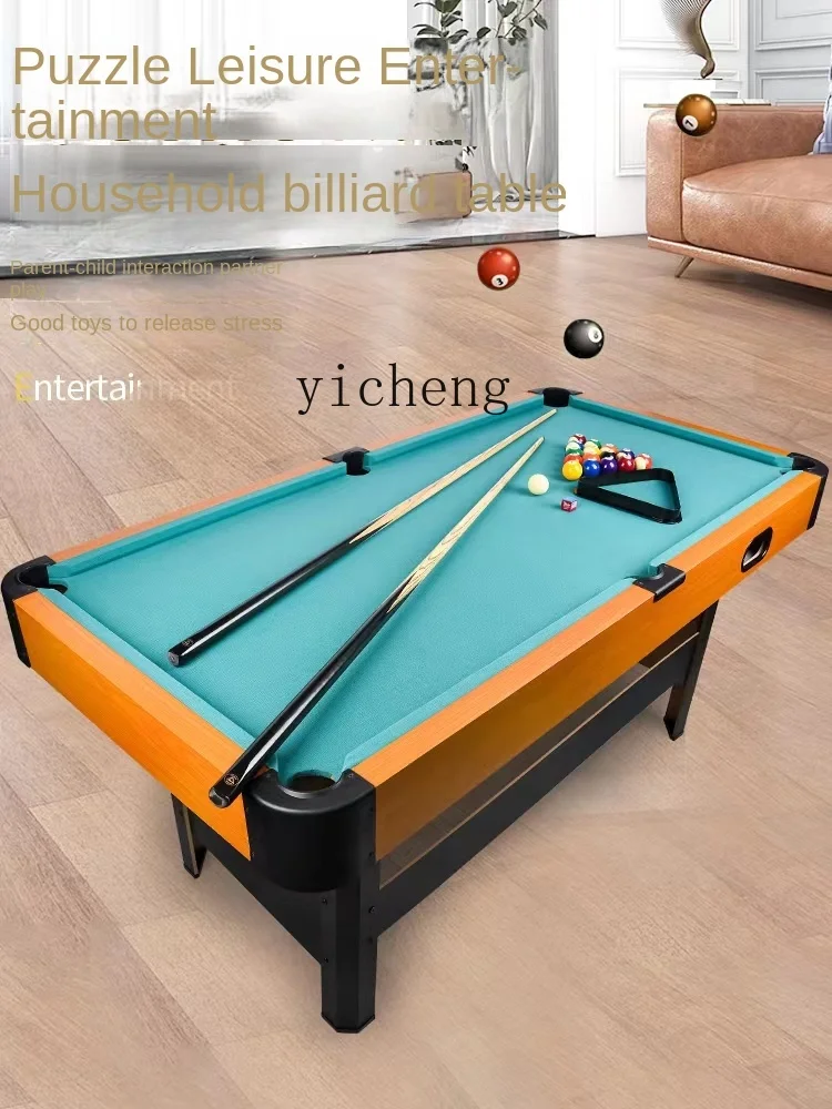 Tqh-mesa de billar grande americano para el hogar, juguete de tenis de mesa para niños, deportes de interior