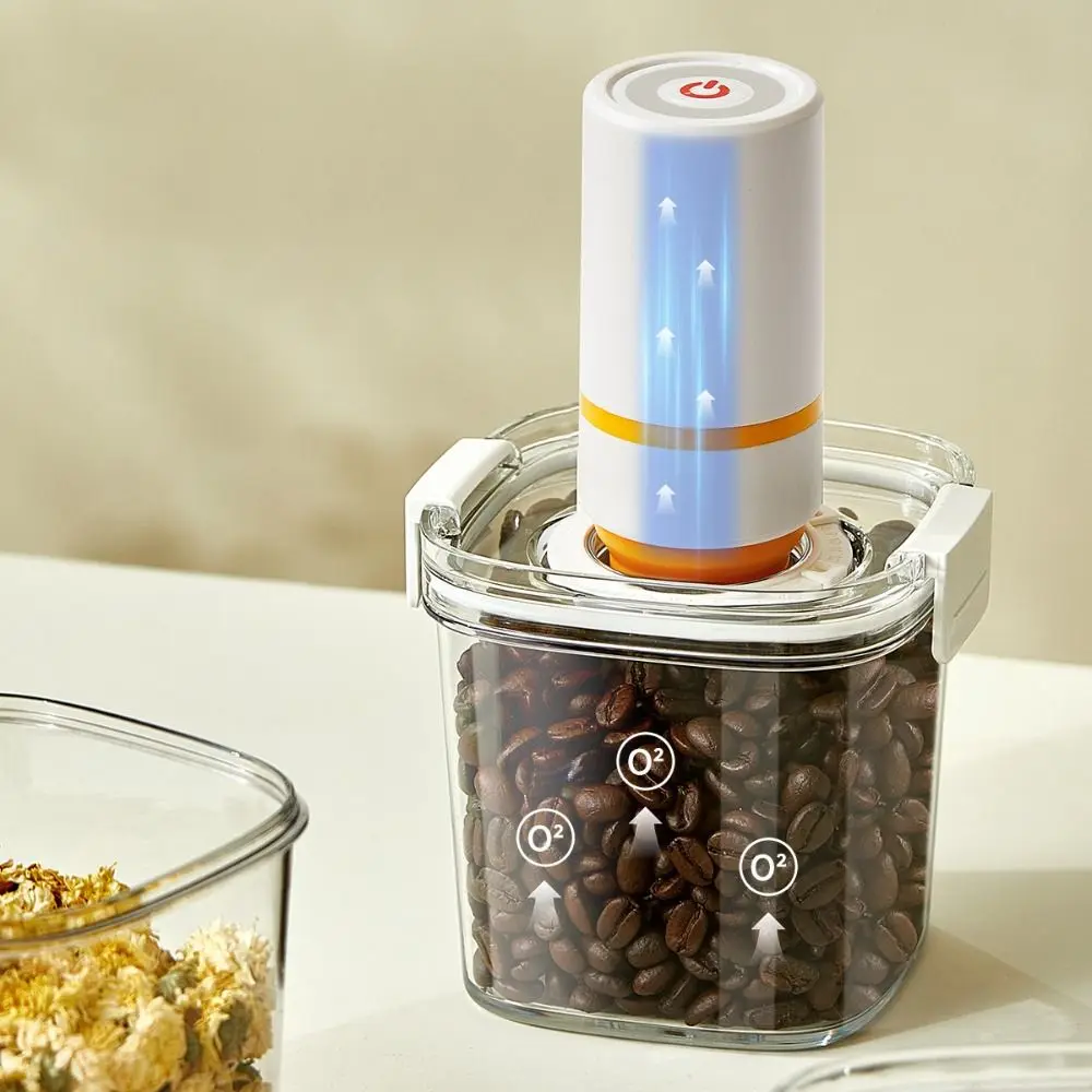 Влагостойкий пластиковый вакуумный герметичный резервуар, герметичная герметичная канистра для хранения свежести, прозрачная банка для кофейных зерен, конфеты