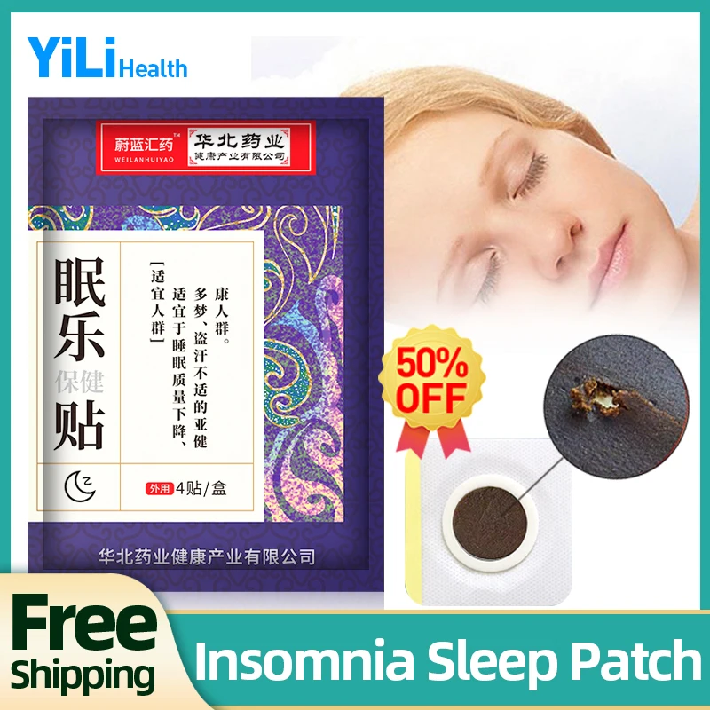 

Sleep Aid Patch Insomnia Treatment Sticker Deep Sleep Relieve Headache Stress Medicine Help Improve Sleeping Better