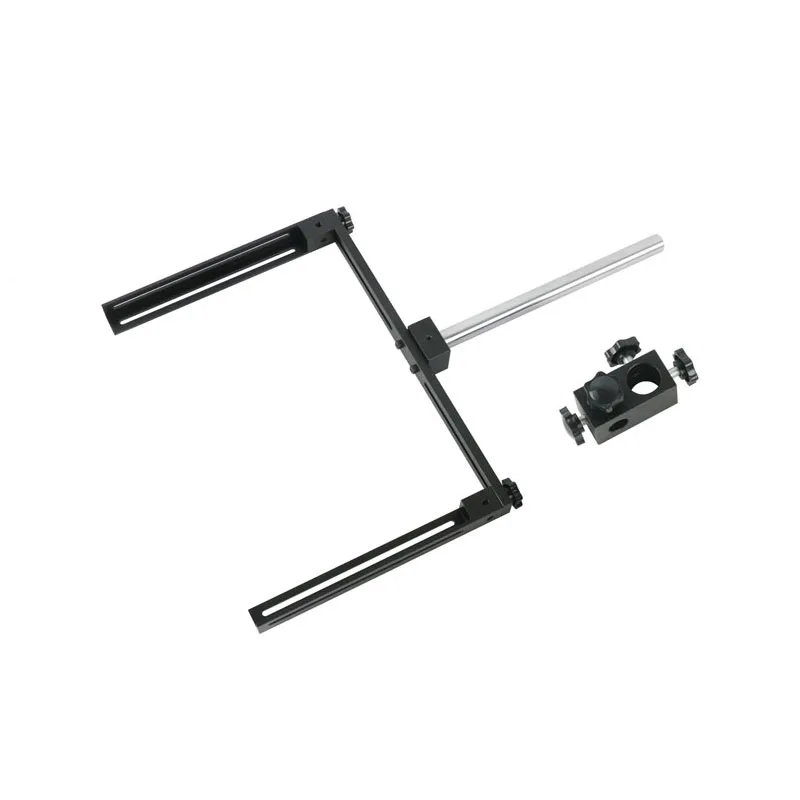 CCD Machine Vision LAB Test Base Stand Working Table Accessories 25-80mm Microscope Camera Clamp or LED Light Source Fixture