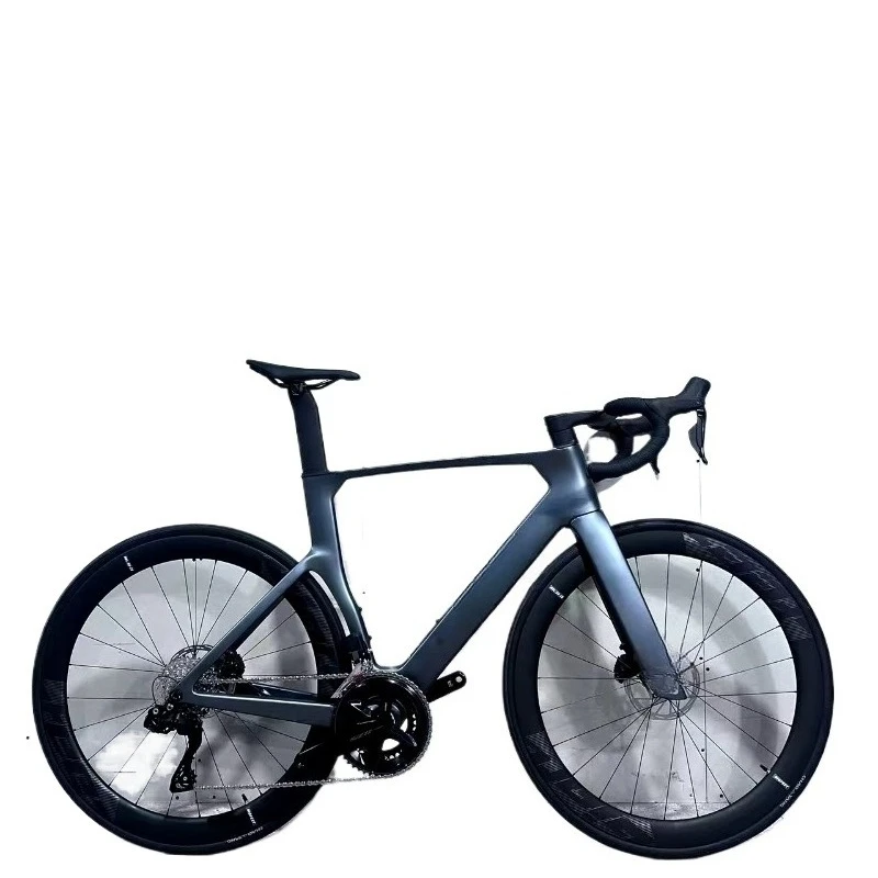 

R7170 Di2 24 Speed Full Carbon Road Bike Integrated Handlebar Carbon Wheels Disc Brake T47 BB Racing Bicycle Professional Gear