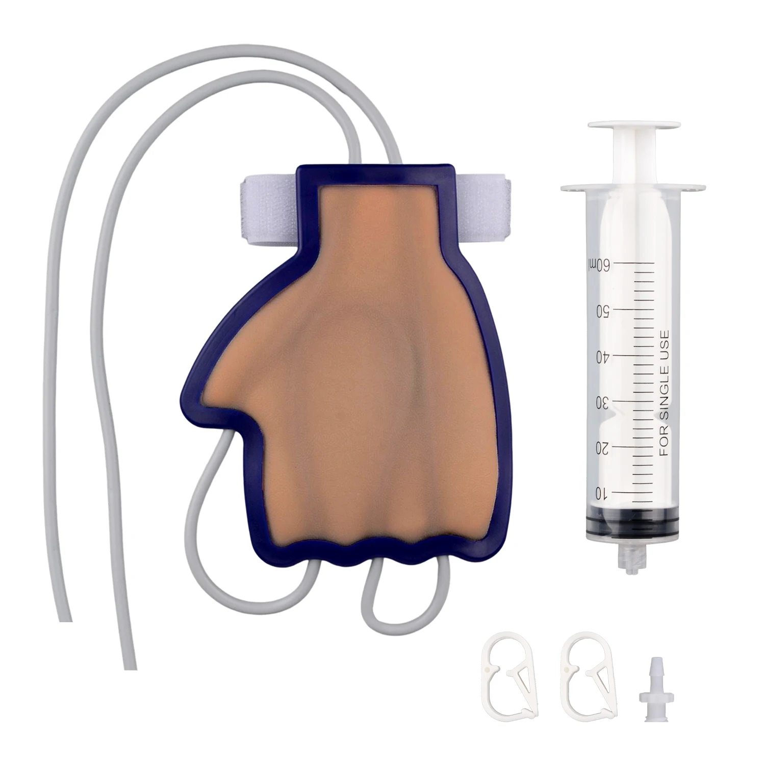 Phlebotomy and Venipuncture Practice Kit, Dorsal Hand Injection Trainer